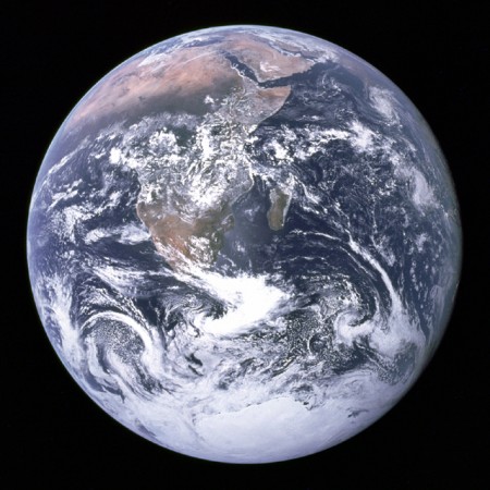 A Terra vista do espaço