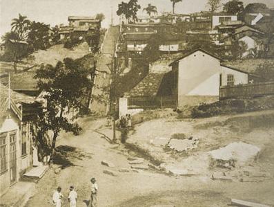 Morro do Livramento, no Rio de Janeiro, onde provavelmente nasceu Machado de Assis (Foto: ABL)