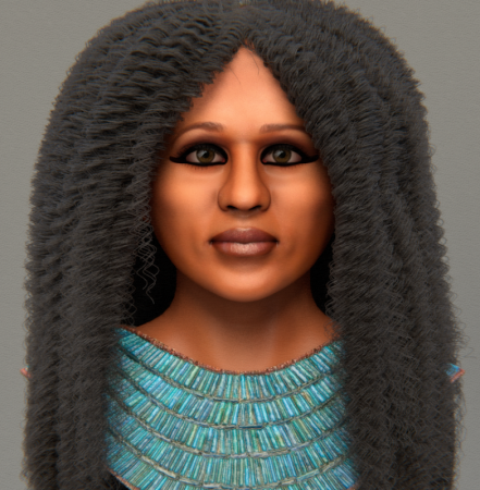 Brasileiros reconstituíram o rosto da múmia Tothmea, jovem egípcia que viveu no século 6 A.C. (foto: Cícero Moraes)