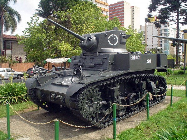 Esse é o tanque de guerra à mostra no Museu do Expedicionário (Wikimedia Commons / <a href= https://creativecommons.org/licenses/by-sa/3.0/br/> CC-BY-SA-3.0</a>)