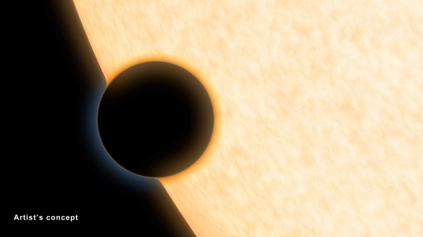 No exoplaneta HAT-P-11b, representado na ilustração, cientistas encontraram pela primeira vez água fora do Sistema Solar. (foto: NASA / JPL-Caltech)