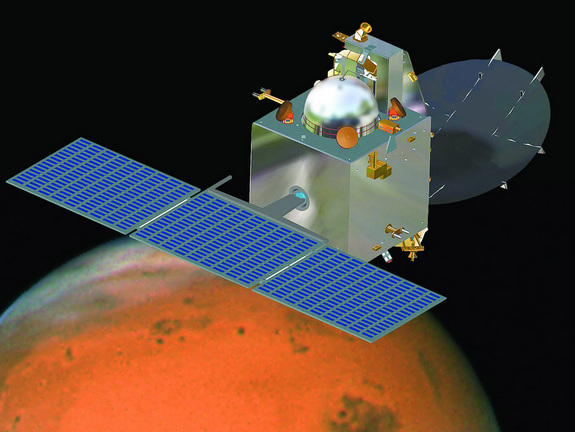 A Índia se tornou o primeiro país asiático a enviar uma sonda para Marte e mostra que na exploração espacial há espaço para todas as nações (foto: Divulgação / ISRO)