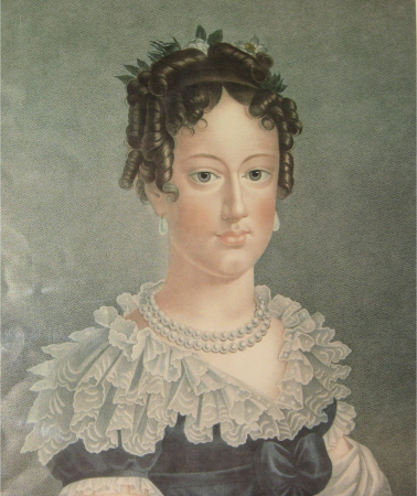 Leopoldina nasceu na Áustria e veio para o Brasil ser a nossa primeira imperatriz. (foto: Lucas Lucariny)