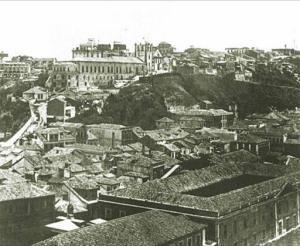 Morro do Castelo, derrubado em 1922. (foto: Augusto Malta, Arquivo Geral da Cidade do Rio de Janeiro)