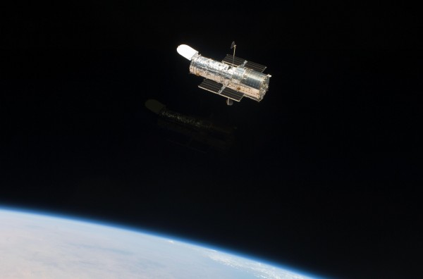 Telescópio espacial Hubble em órbita. (Foto: Nasa Goddard Space Flight Center)