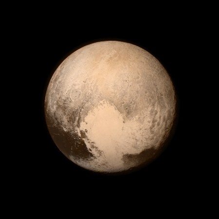 Quase lá: feita ontem (13/07), esta imagem foi a última antes da aproximação final à Plutão. (foto: NASA/JHUAPL/SWRI)