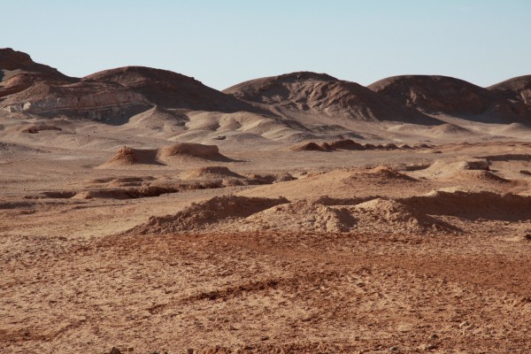 O deserto do Atacama, no Chile, tem características parecidas com Marte. Lá, o derretimento de cristais hidratados de sal sustenta a vida de comunidades microbianas. Será que esses micróbios conseguiriam sobreviver em águas salgadas marcianas? (foto: Terry Feuerborn/ Flickr/ CC BY-NC 2.0)