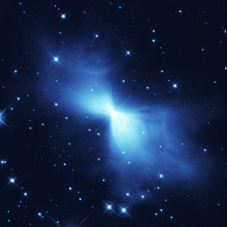 O ambiente natural mais frio que conhecemos é a nebulosa de Bumerangue, na constelação do Centauro. (foto: ESA/NASA)