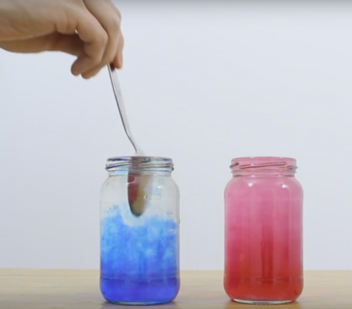 Com cores e temperaturas diferentes, este experimento vai surpreender você (imagem: reprodução)