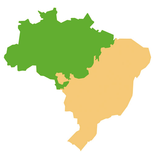 CHC  Um mapa natural do Brasil