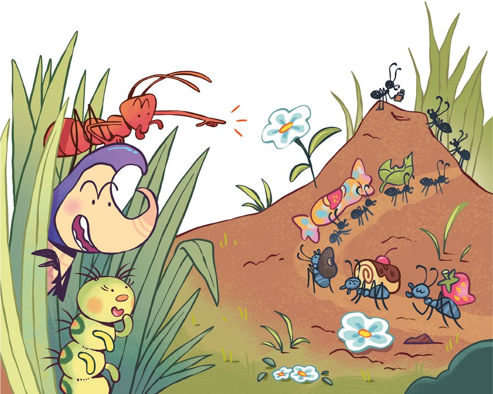 Penetras no formigueiro