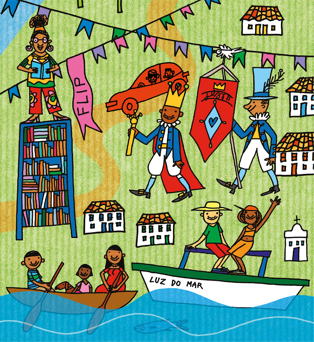De malas prontas para Paraty