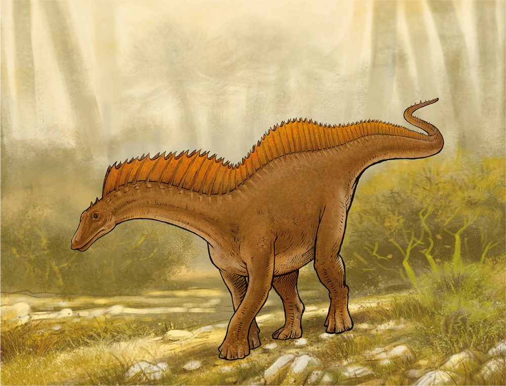 Um dinossauro diferentão